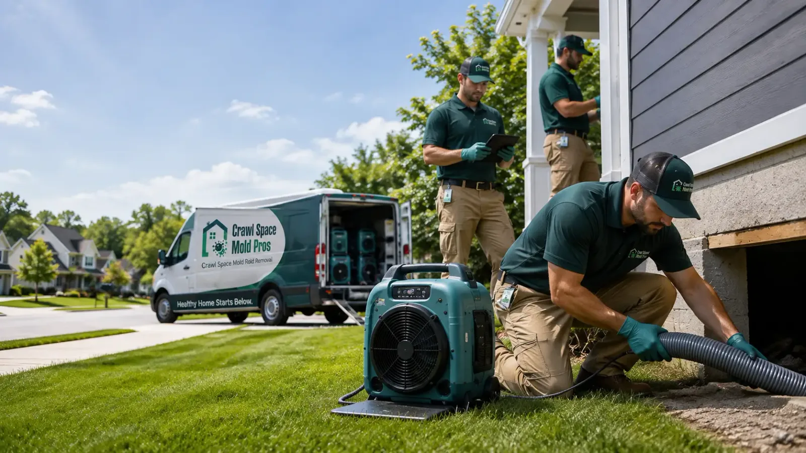 Crawl Space Mold Removal in Hardy, IA